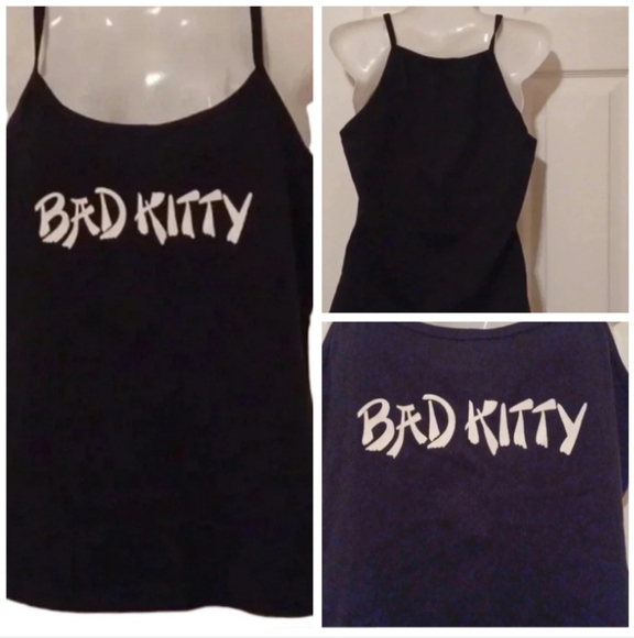 💙🏍NEW no tag Bad Kitty tank top - Picture 9 of 9